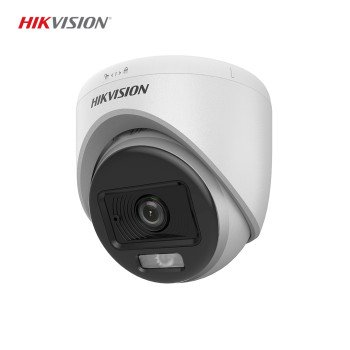 Hikvision DS-2CE70KF0T-LPFS 3K ColorVu Smart Hybrid Işıklı Indoor Sabit Turret Kamera, 20m IR & Beyaz Işık
