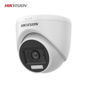 Hikvision DS-2CE76D0T-EXLPF 2MP Smart Hybrid Işıklı Indoor Sabit Turret Kamera, 20m IR & Beyaz Işık