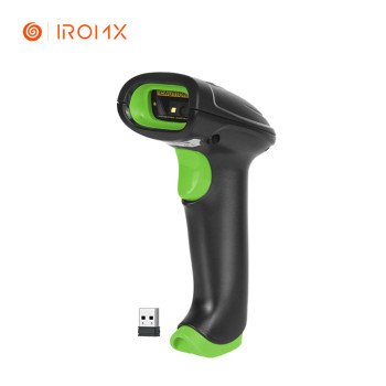 IROMX WL0202D 1D/2D Kablosuz Barkod Okuyucu El Tipi USB Dongle Destekli