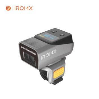IROMX WLP002R Ring 1D/2D Kablosuz Barkod Okuyucu Bluetooth Giyilebilir Barkod Tarayıcı