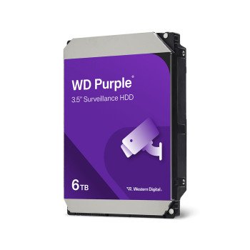 Western Digital WD Purple WD64PURZ 6TB 5400RPM 256MB 7/24 Güvenlik Harddisk SATA 6Gb/s