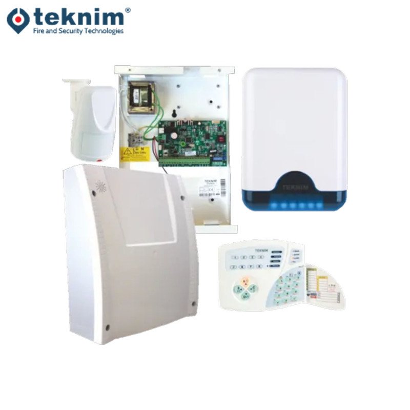 Teknim SET VAP-404PT PSTN’li Hırsız Alarm Seti Akü Hariç