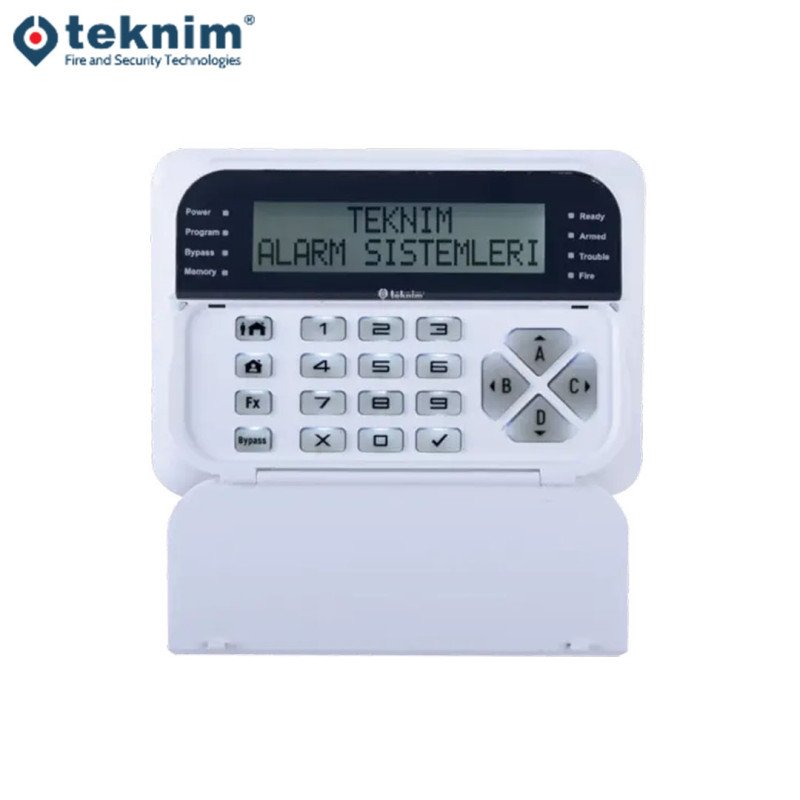 Teknim TSK-5710 LCD Keypad TSP Serisi Alarm Panelleri İçin