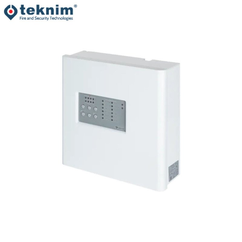 Teknim TFP-4404P 4 Bölgeli Konvansiyonel Yangın Alarm Paneli Plastik Kasa EN54