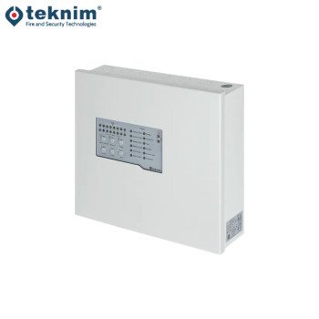Teknim TFP-4408 8 Bölgeli Konvansiyonel Yangın Alarm Paneli Metal Kasa EN54