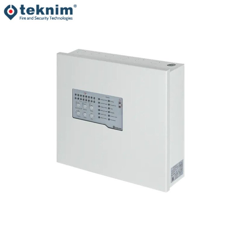 Teknim TFP-4408 8 Bölgeli Konvansiyonel Yangın Alarm Paneli Metal Kasa EN54