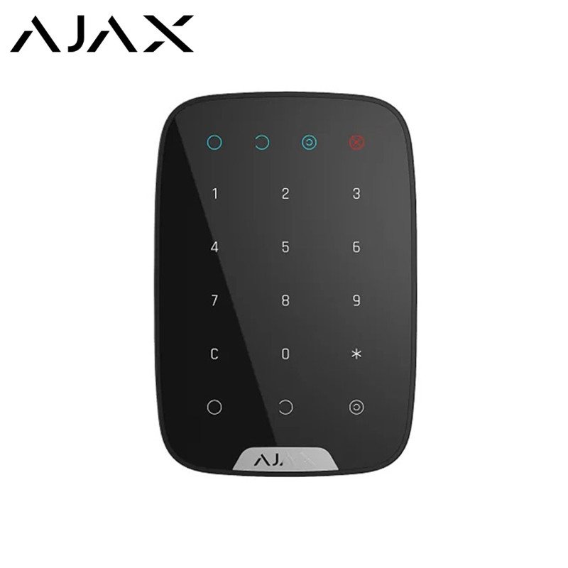 AJAX KeyPad Kablosuz Dokunmatik Tuş Takımı Siyah 8722
