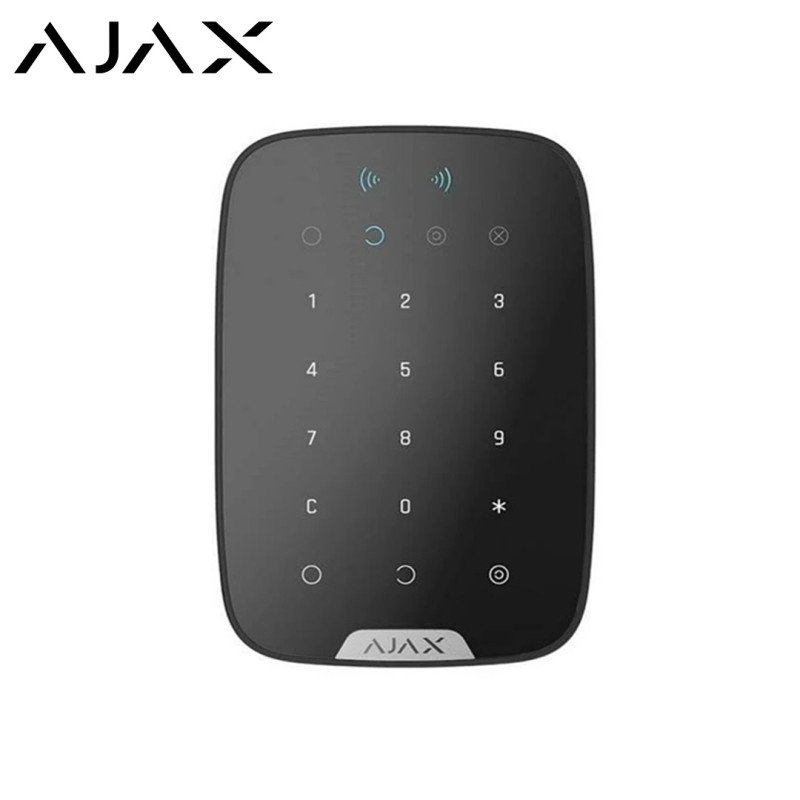 AJAX KeyPad Plus Kablosuz Dokunmatik Tuş Takımı Siyah 26077
