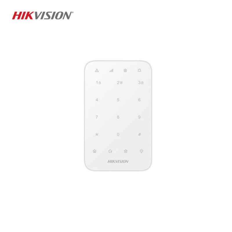 HIKVISION DS-PK1-E-WE Kablosuz LED Tuş Takımı 868MHz