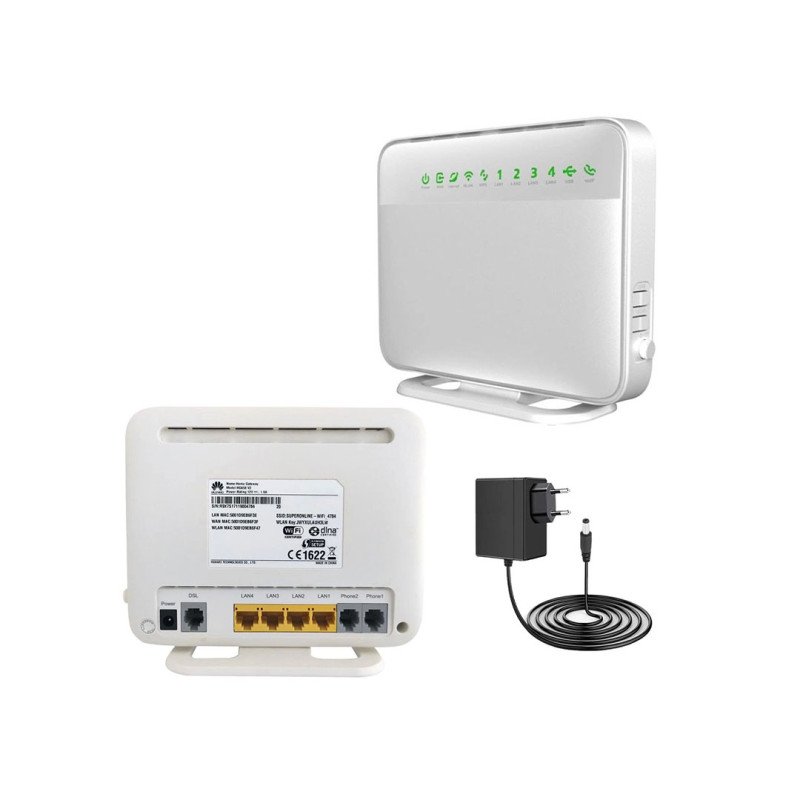 Huawei HG658 V2 VDSL2 ADSL2+ 300 Mbps Kablosuz Modem Router 4 Port USB (Refresh)