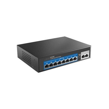 8 Port PoE Switch 10/100 Mbps + 2 Uplink 120W Unmanaged