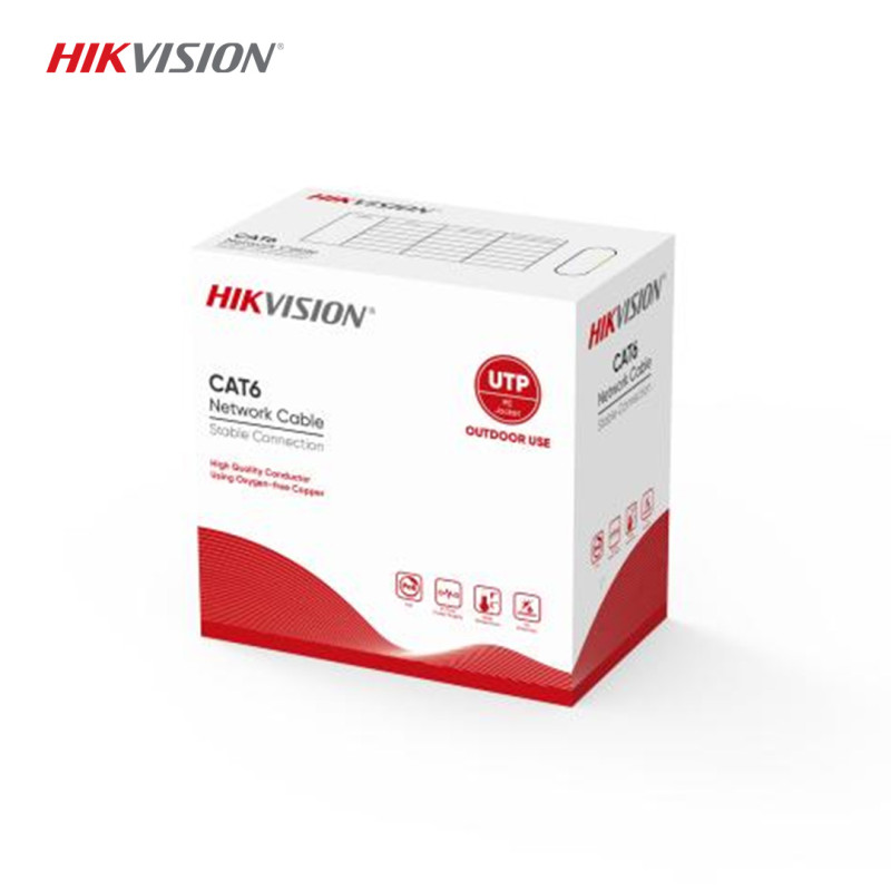 Hikvision DS-1LN6OUSPE CAT6 U/UTP Outdoor Ağ Kablosu (Solid Copper, 305m)