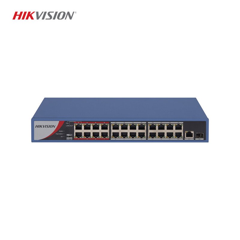 Hikvision DS-3E0326P-E/M(B) 24 Port Fast Ethernet PoE Switch