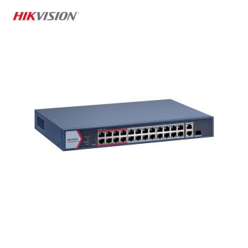 Hikvision DS-3E1326P-EI/M 24 Port Fast Ethernet Akıllı PoE Switch