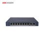 Hikvision DS-3E1510P-EI 8 Port Gigabit Akıllı PoE Switch (110W, 300m Uzun Menzil, 6KV Koruma)