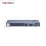 Hikvision DS-3E1518P-EI/M 16 Port Gigabit Akıllı PoE Switch (Rack Tipi, 300m Uzun Menzil, Bulut Yönetimi)