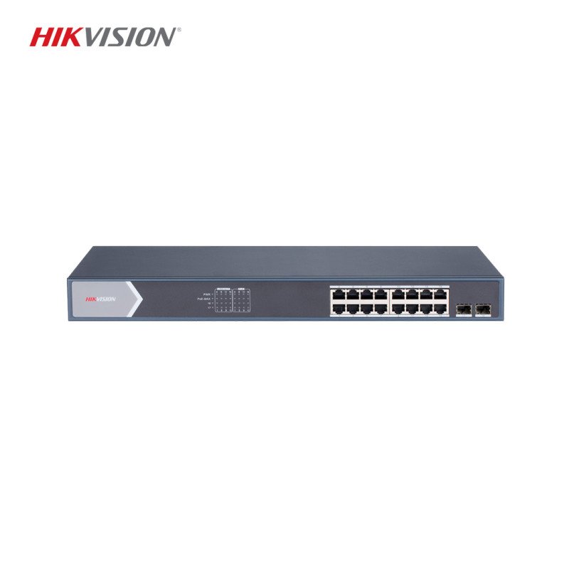 Hikvision DS-3E1518P-SI 16 Port Gigabit Akıllı PoE Switch
