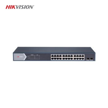Hikvision DS-3E1526P-SI 24 Port Gigabit Akıllı PoE Switch