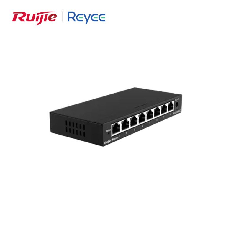 Reyee RG-ES208GC 8 Port Gigabit Yönetilebilir Switch – Bulut Yönetimli PoE Olmayan Akıllı Anahtar