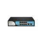BDCOM S1200-8P2G 8 Port PoE Switch 90W Yönetilemez Gigabit Uplink