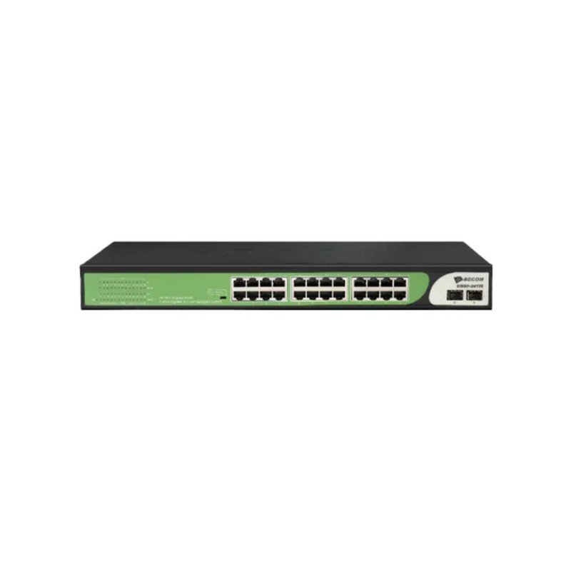 BDCOM S1500-24T2S 24 Port Gigabit RJ45 + 2 Port SFP Yönetilemez SMB Switch