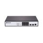 BDCOM S2510-P 8 Port Gigabit Yönetilebilir PoE Switch 130W 2 SFP Pallas Cloud Destekli