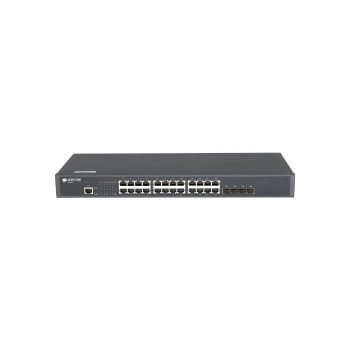 BDCOM S2900-24T4X-2AC 24 Port Gigabit Yönetilebilir L3 Lite Switch 4x 10G SFP+ Çift Güç Kaynaklı