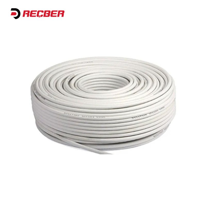 Reçber 2+1 RG59 Mini 2x0,22 mm CCTV Kamera Kablosu 100 Metre Euro-Class Eca