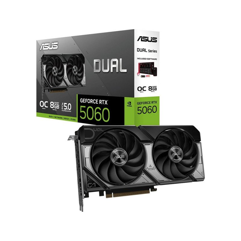ASUS DUAL-RTX5060-O8G GeForce RTX 5060 8GB GDDR7 128Bit 3xDP 1xHDMI Ekran Kartı