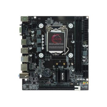 AFOX IH110D4-MA2-V4 LGA1151 2xDDR4 mATX Anakart M.2 NVMe HDMI VGA GLAN