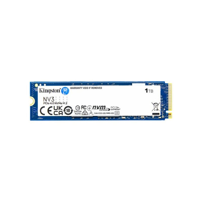 Kingston NV3 1TB 6000/4000MB/s PCIe 4.0 x4 NVMe M.2 2280 SSD (SNV3S/1000G)