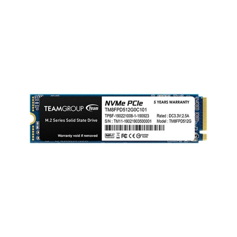 Team MP33 Pro 512GB 3400/2600MB/s PCIe Gen3 x4 NVMe M.2 2280 SSD