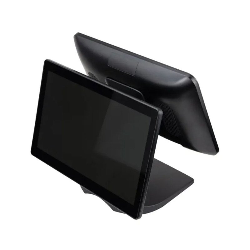 QUATRONIC POS PC P155-D 5N 15" Çift Ekranlı Dokunmatik POS Bilgisayar i5 5300U 16GB RAM 256GB SSD WiFi Gigabit Ethernet