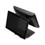 QUATRONIC POS PC P155-D 5N 15" Çift Ekranlı Dokunmatik POS Bilgisayar i5 5300U 16GB RAM 256GB SSD WiFi Gigabit Ethernet