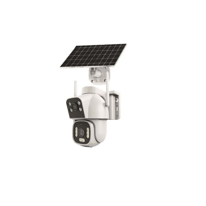INOX X22 Dual Lens 2MP E-SIM Solar 4G PTZ Kamera 3.6mm Lens Kablosuz Güvenlik Kamerası