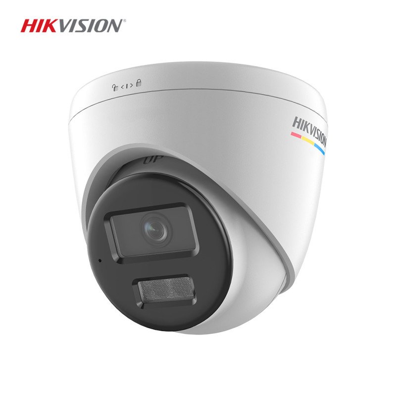 Hikvision DS-2CD1327G2H-LIU(F) 2 MP ColorVu Smart Hybrid Light Sabit Turret IP Kamera, İnsan ve Araç Algılama, Mikrofonlu, IP67