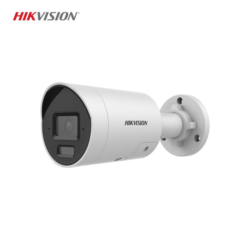 Hikvision DS-2CD2046G2H-I2U/S(L)(RB) 4 MP AcuSense Strobe Işıklı ve Sesli Uyarılı Bullet IP Kamera – 120 dB WDR, Derin Öğrenme İnsan/Araç Algılama, 40 m IR, Çift Mikrofon, Dahili Hoparlör, IP67