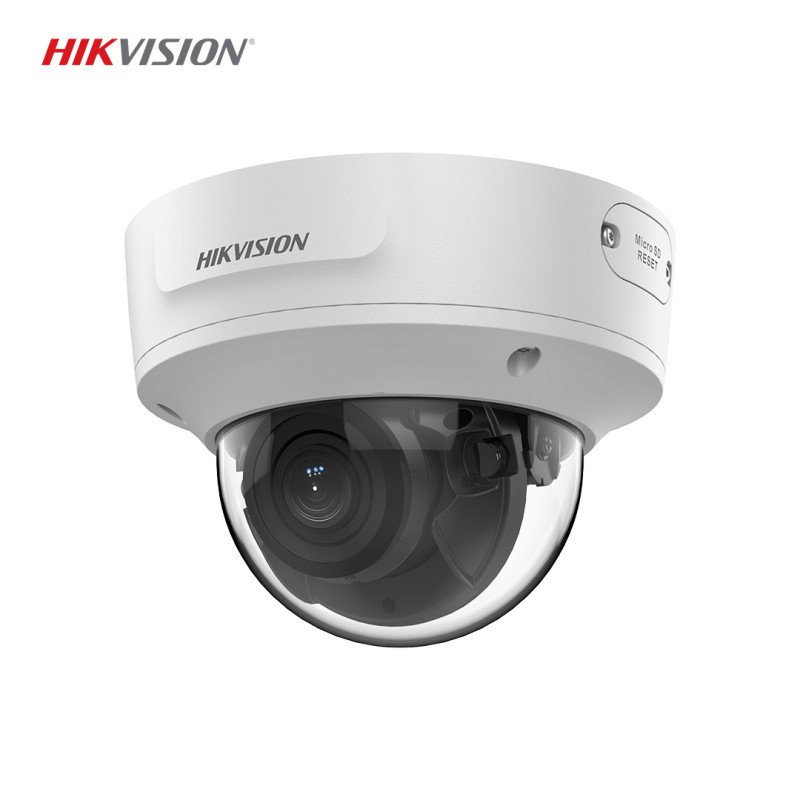 Hikvision DS-2CD2783G2-IZS 8MP AcuSense Motorlu Varifokal Dome IP Kamera, İnsan & Araç Algılama, 120 dB WDR, H.265+, IP67, IK10, Mikrofonlu, 512GB microSD Destekli