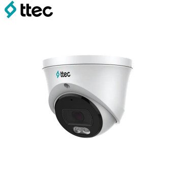 Ttec IPDP-4330M-WMS/SL 4MP Starlight Spotlight 2.8mm IR Dome IP Kamera (Mikrofonlu – SD Kart – IP66 – PoE)