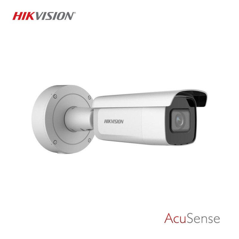 Hikvision DS-2CD2646G2-IZS 4 MP AcuSense Motorize Varifokal DarkFighter Bullet IP Kamera, 120 dB WDR, 60 m IR, IP66 IK10, İnsan ve Araç Algılama