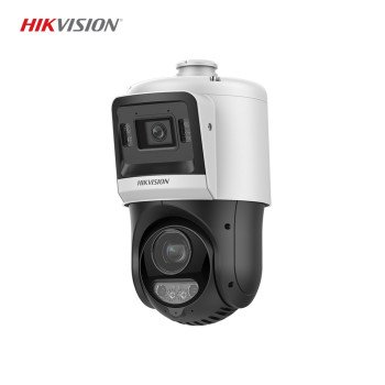 Hikvision DS-2SE4C425MWG-E/RB/14 TandemVu 4+4 MP 25X Zoom ColorVu & IR AcuSense Speed Dome Kamera, R/B Strobe Işıklı, 100 m IR, Dahili Mikrofon ve Hoparlör, IP67
