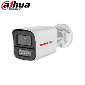 DAHUA HAC-HFW1249X-A-PRO-0280B-DIP 2MP Full Color HDCVI Bullet Kamera 2.8mm Çift Mikrofonlu Smart Light IP67