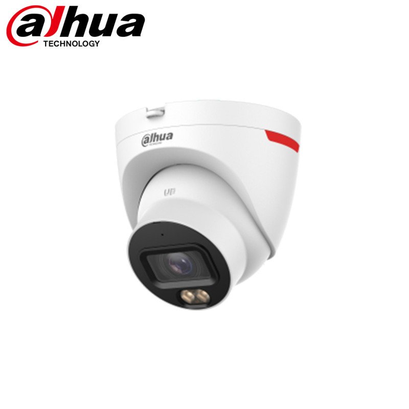 Dahua IPC-HDW2249T-S-LED-0280B-PRO 2MP Full Color IP Dome Güvenlik Kamerası 2.8mm F1.0 WDR PoE Dahili Mikrofon IP67