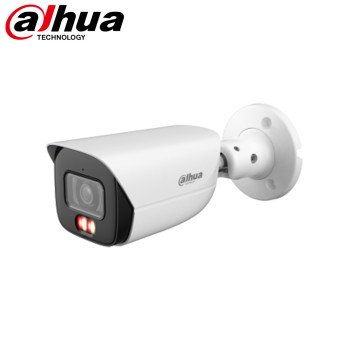 Dahua IPC-HFW3249E-AS-IL-0280B 2MP Bullet IP Güvenlik Kamerası 2.8mm Lens Akıllı Çift Işık PoE Dahili Mikrofon IP67