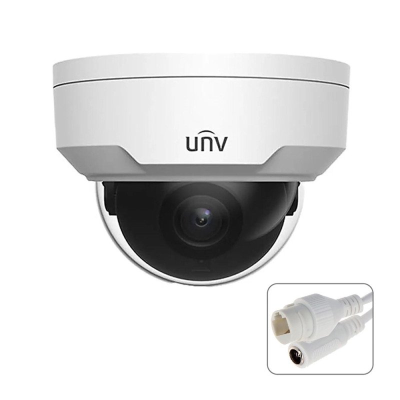 UNV IPC325LR3-VSPF28-D 5MP IP IR Dome Güvenlik Kamerası | H.265+ | 2.8mm Lens | PoE | IK10 | IP67