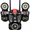 Esvision ES-9003 9MP 3 Lens WiFi Güvenlik Kamerası Akıllı Takip ve Renkli Gece Görüşlü