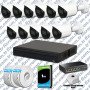 Dahua 11 Kameralı IP 1080P Gece Görüşlü Güvenlik Kamerası Mikrofonlu