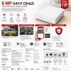 Hikvision 3 Kameralı 6MP IP ColorVu 3.0 Güvenlik Sistemi AI İnsan Araç Algılama Çift Yönlü Ses ve Işıklı Alarm
