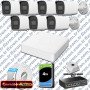 Hikvision 7 Kameralı 6MP IP ColorVu 3.0 Güvenlik Sistemi AI İnsan Araç Algılama Çift Yönlü Ses ve Işıklı Alarm
