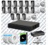 TTec 15 Kameralı 1080P Mikrofonlu IP Güvenlik Kamera Seti